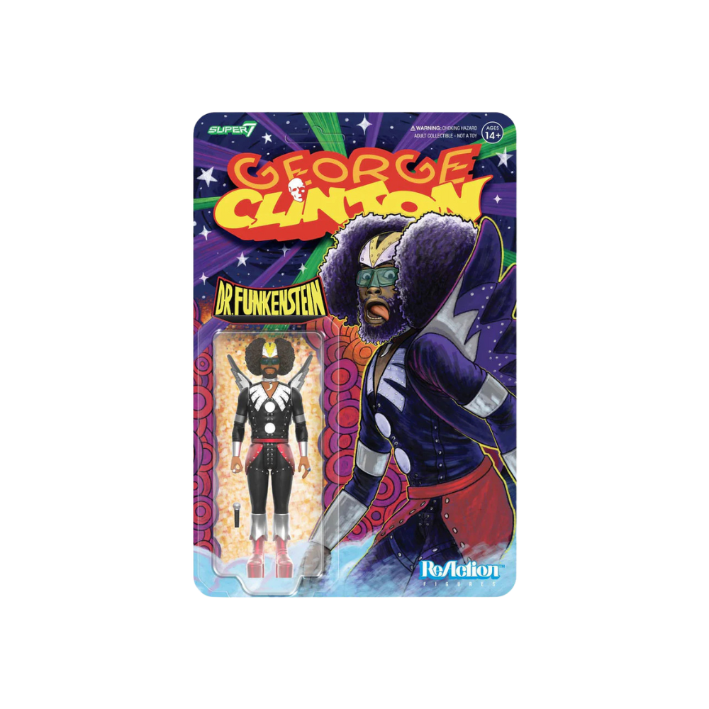 E CLINTON DOCTOR FUNK 12inch超貴重盤 Super7 ReAction Figures Wv1 - George Clinton (Dr. Funkenstein