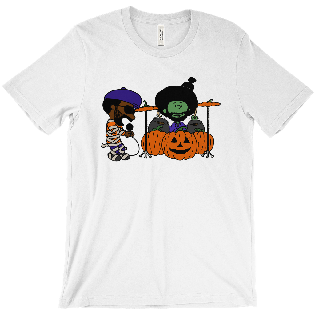 Black Thought and Questlove as Mummy and Frankenstein Halloween T-Shirt