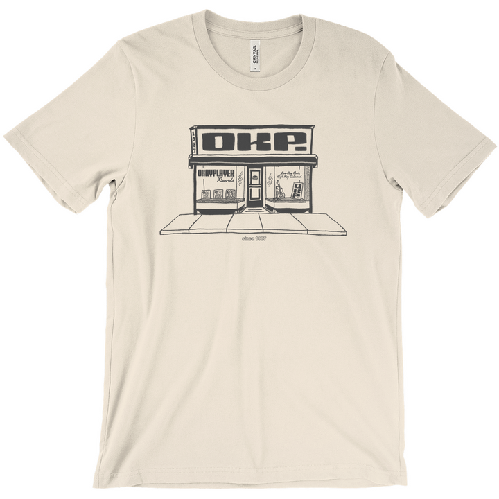 Okayplayer Records Store Natural T-Shirt
