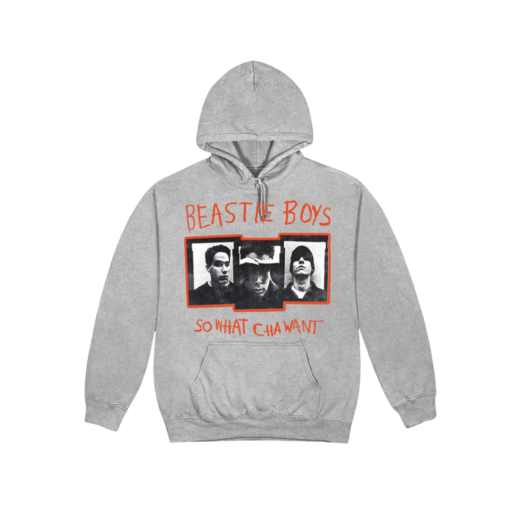 Beastie Boys グレー長袖Tシャツ　grand  Beastie Boys So What Cha Want Hoodie – Okayplayer Shop
