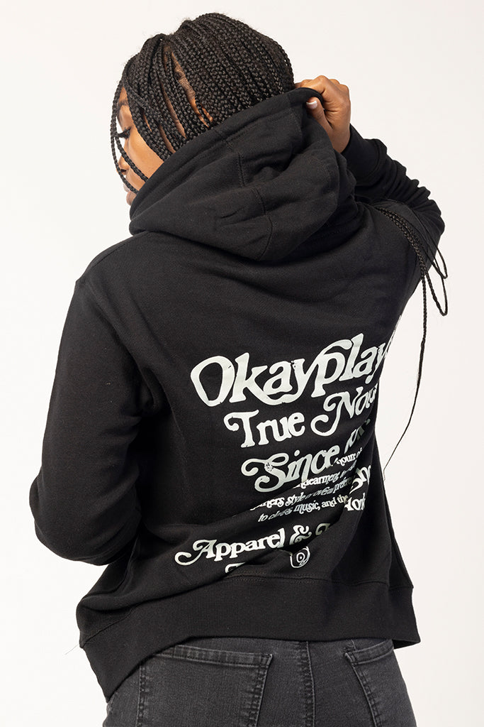 Okayplayer True Notes Black Hooded Sweatshirt