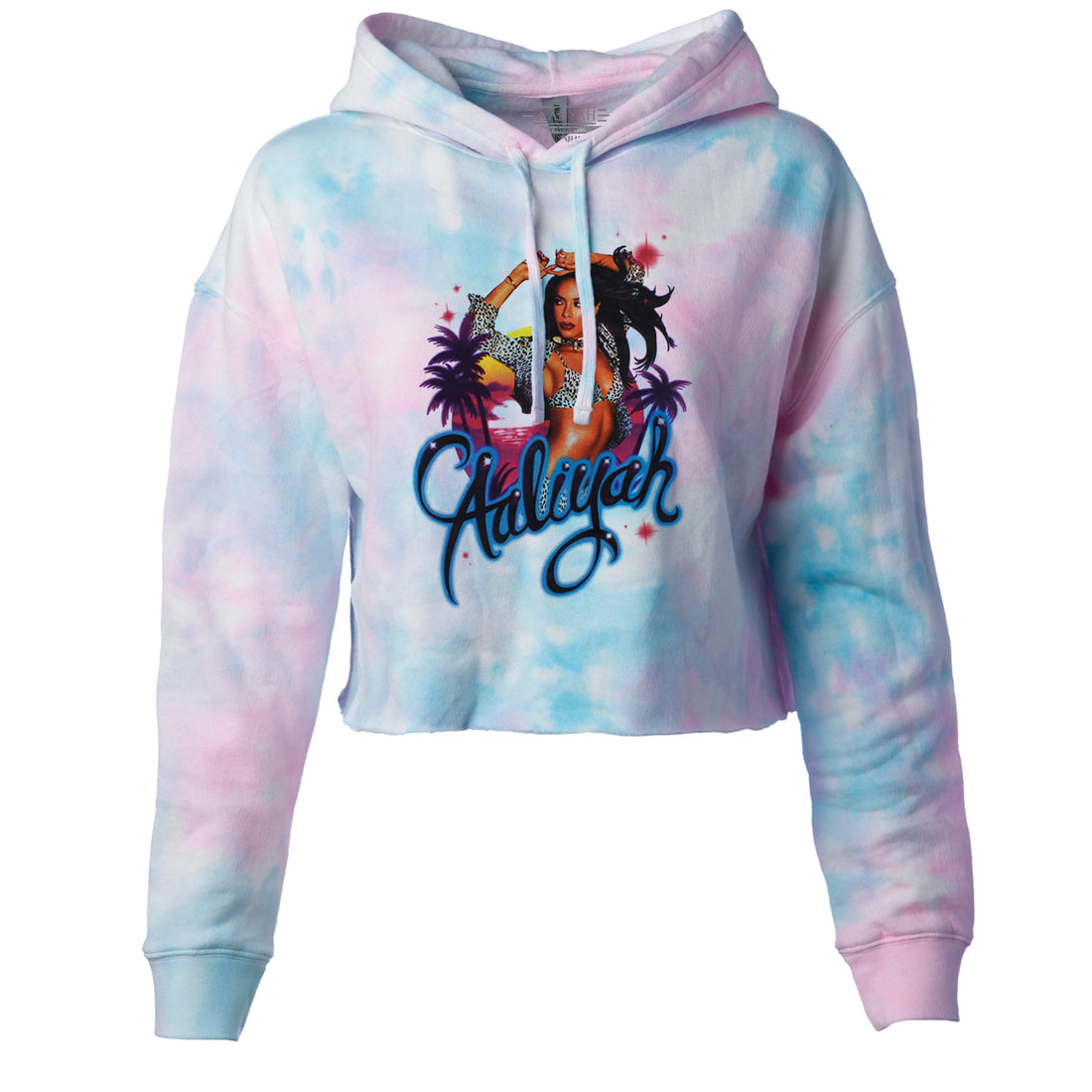 Aaliyah Airbrush Hoodie Tie Dye