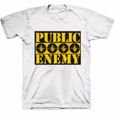 Public Enemy Logo White T-Shirt
