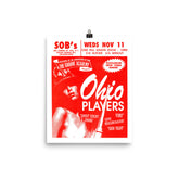 Ohio Players at SOB's Concert Poster (1992)