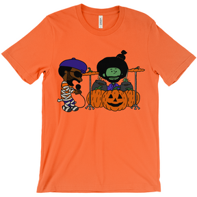 Black Thought and Questlove as Mummy and Frankenstein Halloween T-Shirt
