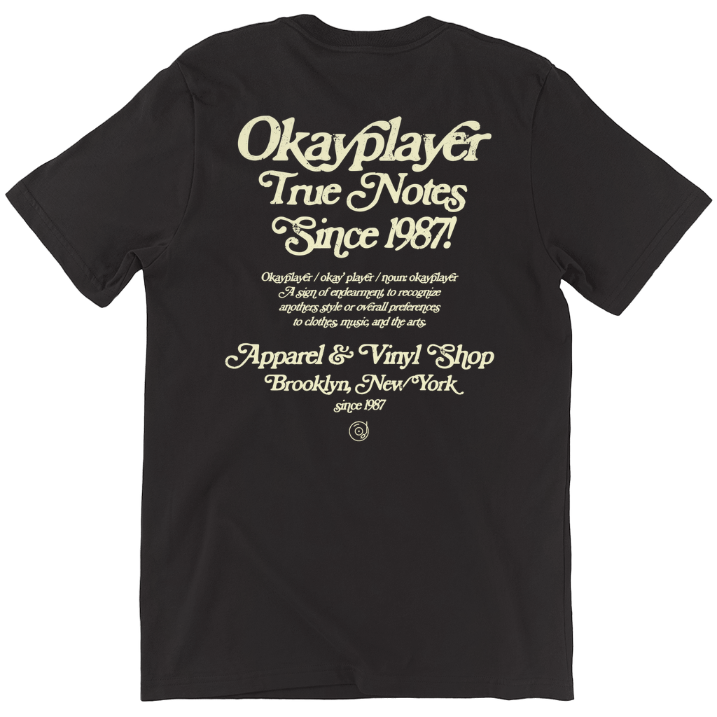Okayplayer True Notes Black T-Shirt