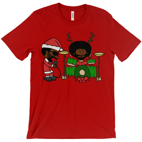 Black Thought and Questlove as Santa and Rudolph Christmas T-Shirt