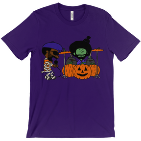 Black Thought and Questlove as Mummy and Frankenstein Halloween T-Shirt