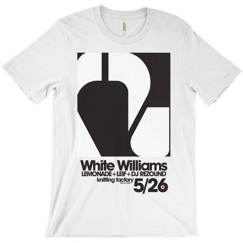White Williams at Knitting Factory T-Shirt