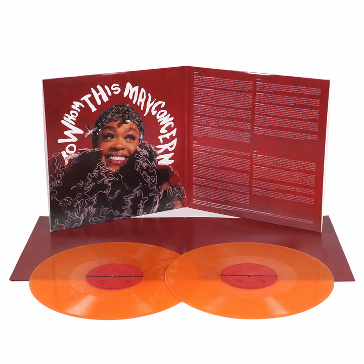 Jill Scott "To Whom This May Concern" (Translucent Orange) 2xLP Vinyl