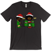 Black Thought and Questlove as Elf and Santa Christmas T-Shirt