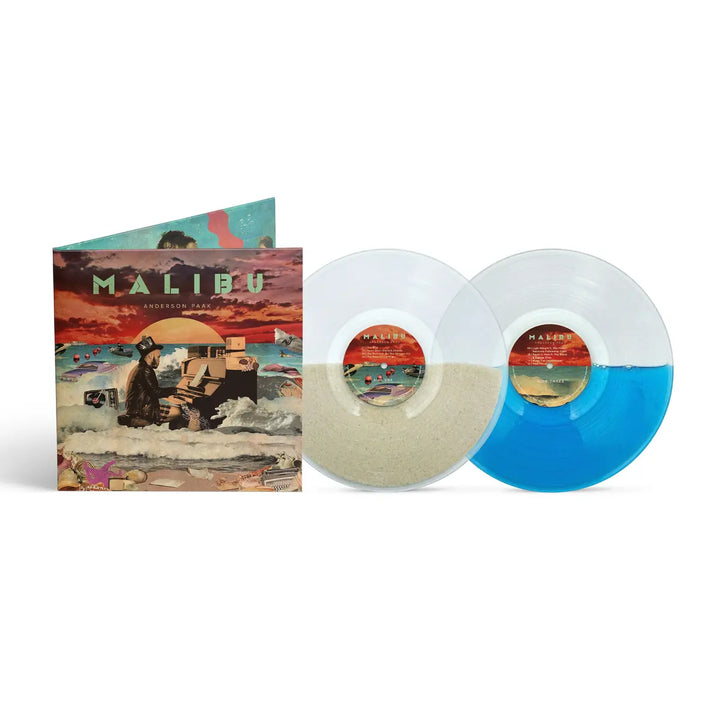 Anderson Paak "Malibu" 10 Year Anniversary (Water & Sand Filled) 2xLP Vinyl