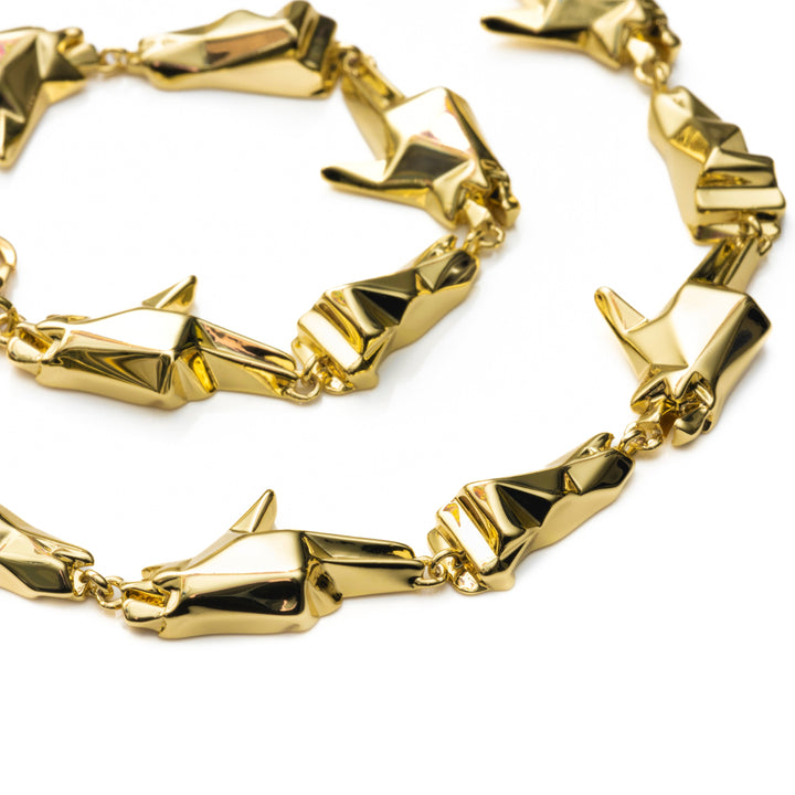 ‘Stay Gold’ 18K Pistol x Fist Bracelet