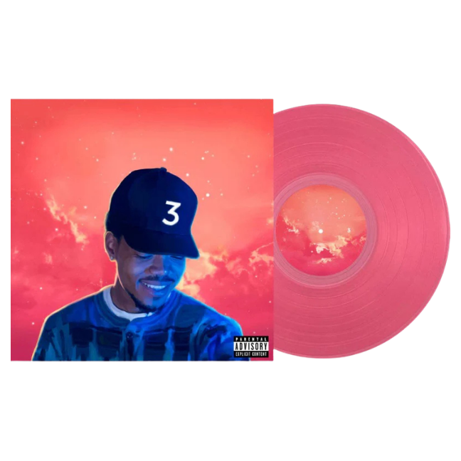 Chance the Rapper "Coloring Book" Indie Exclusive Translucent Pink LP Vinyl