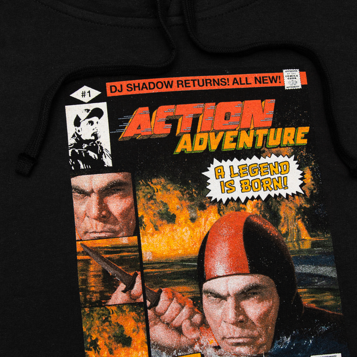 DJ Shadow - Action Adventure Comic Book Hoodie