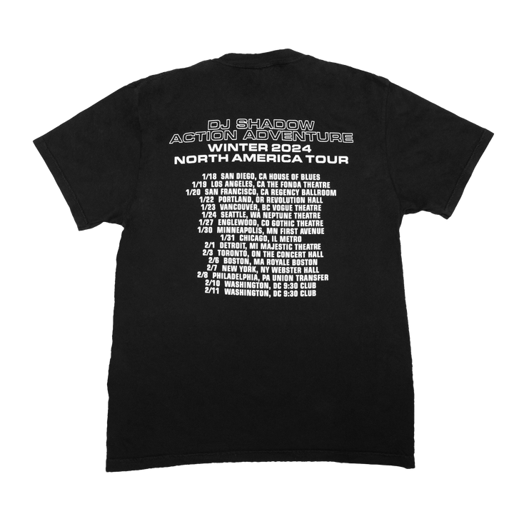 DJ Shadow - Action Adventure Winter 2024 North America Tour Tee