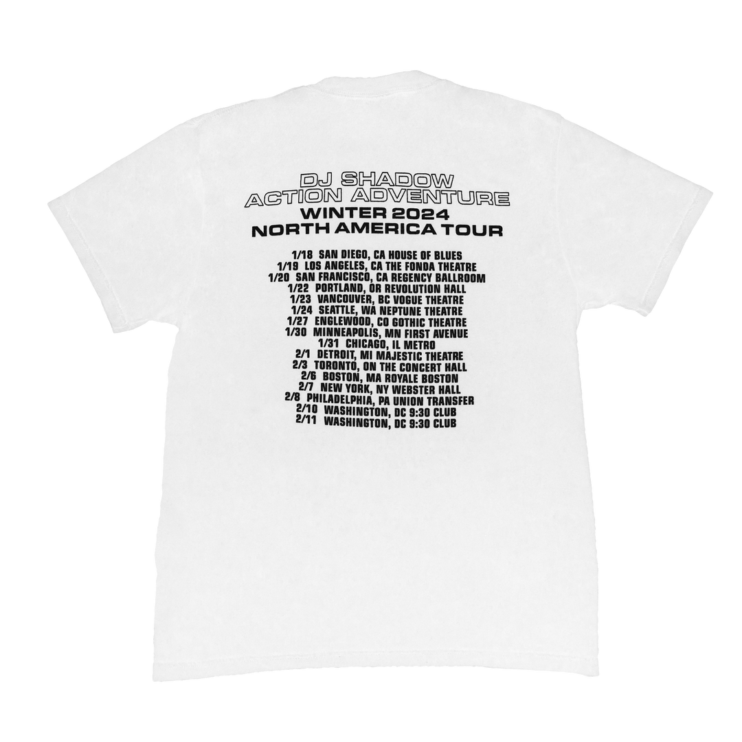 DJ Shadow - Action Adventure Winter 2024 North America Tour Tee