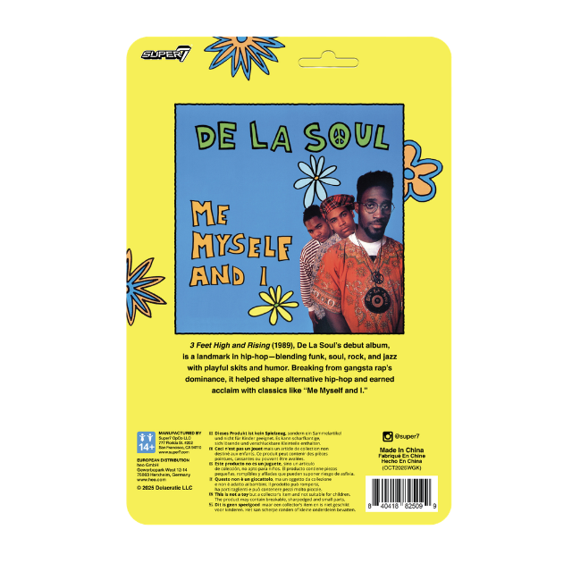 De La Soul ReAction Figures Wave 01 - David "Trugoy the Dove" Jolicoeur (Me, Myself & I)back