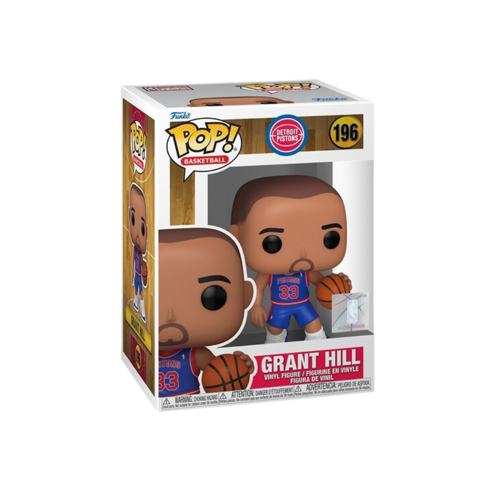 FUNKO POP! NBA: NBA Legends Pistons - Rookie Season Grant Hill Packaging