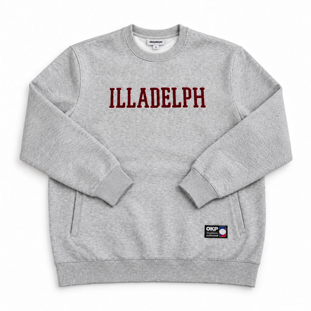 Illadelph Crewneck Grey Sweatshirt
