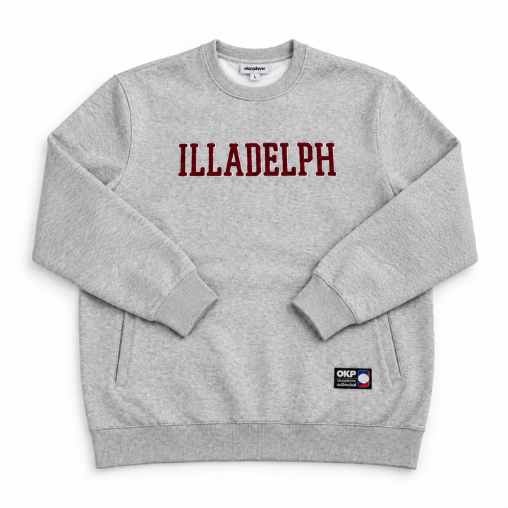 Illadelph Crewneck Grey Sweatshirt