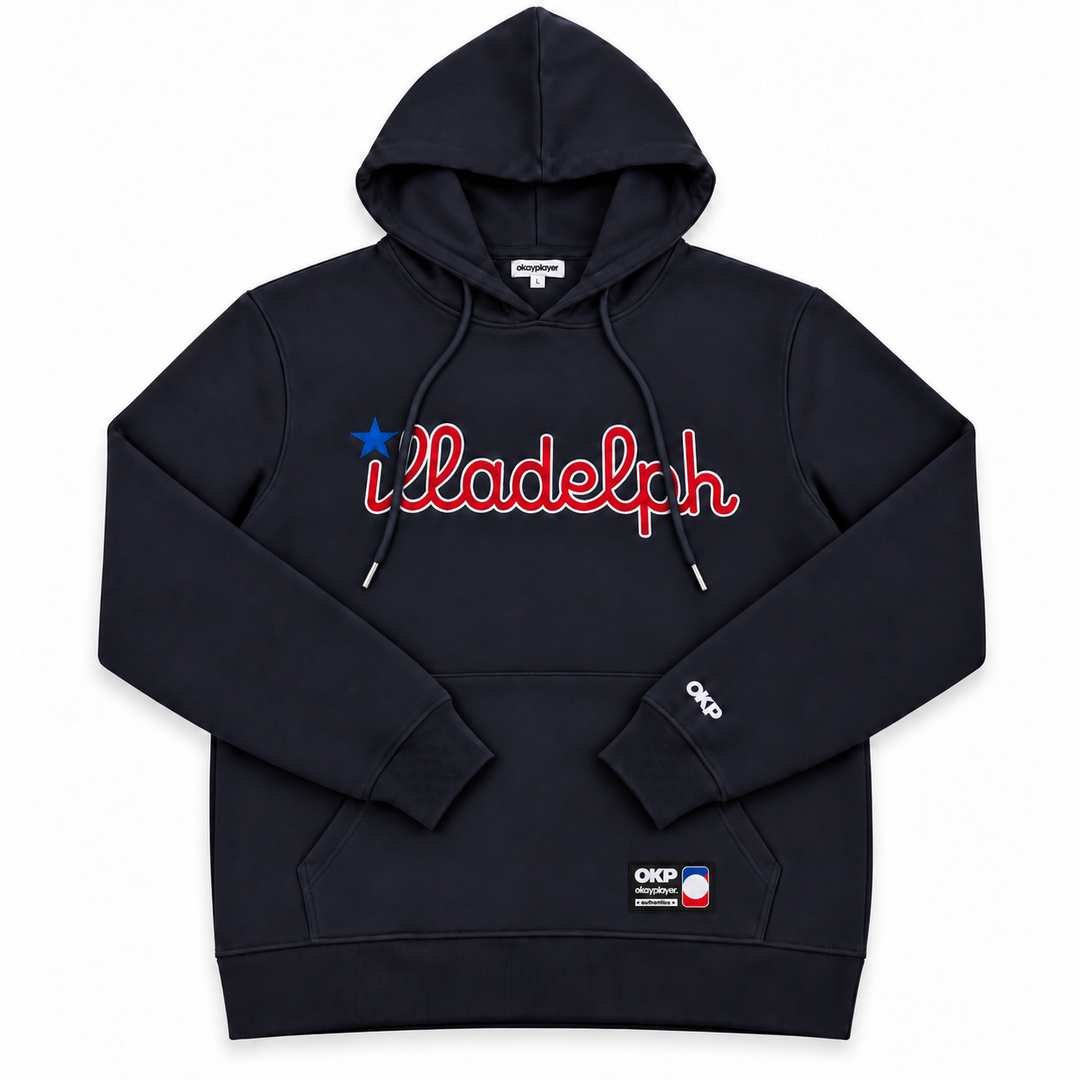 Illadelph Hooded Navy Sweatshirt