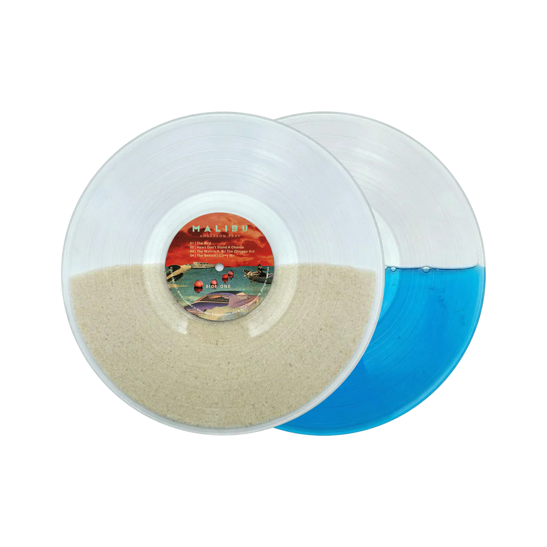 Anderson Paak "Malibu" 10 Year Anniversary (Water & Sand Filled) 2xLP Vinyl