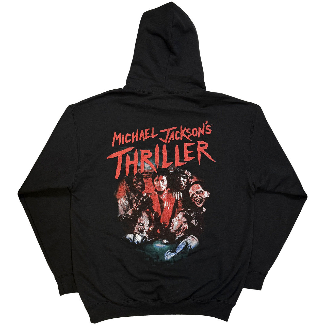 Michael Jackson Unisex Pullover Hoodie: Thriller Zombies (Black