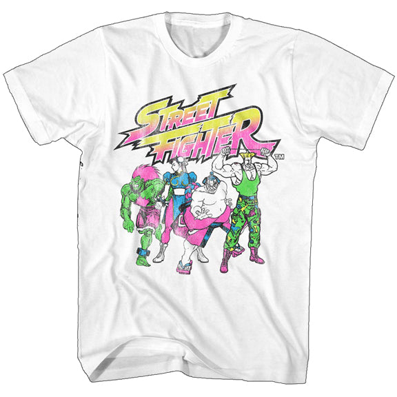 Street Fighter II Neon T-Shirt