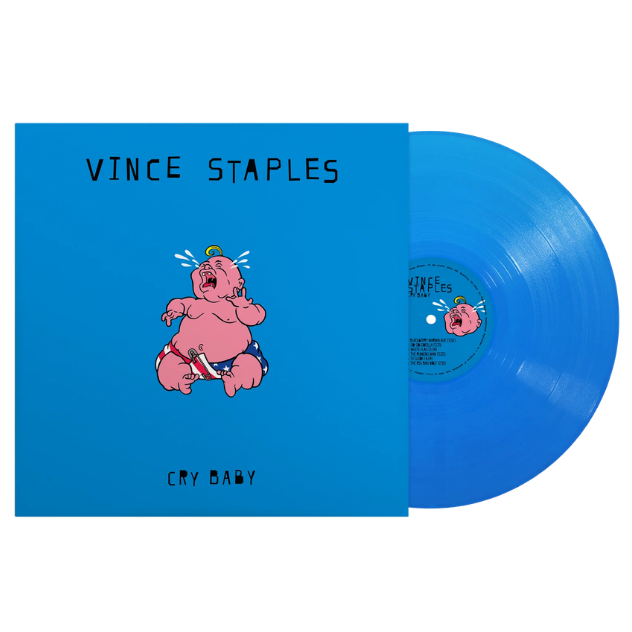 Vince Staples "Cry Baby" UK Edition Baby Blue LP Vinyl