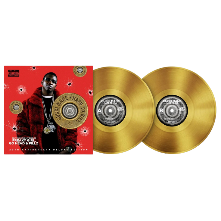 Gucci Mane "Hard to Kill" 20th Anniversary Deluxe Edition Gold 2xLP Vinyl