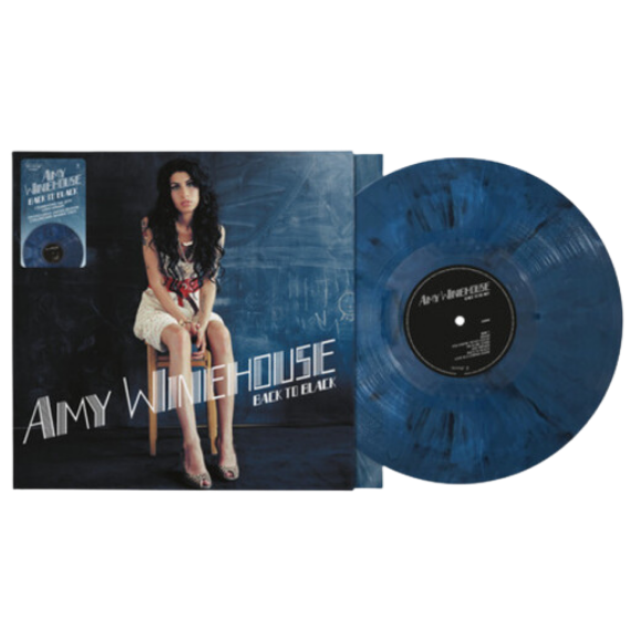 Amy Winehouse "Back To Black" 20th Anniversary Chalkboard Marble LP Vinyl