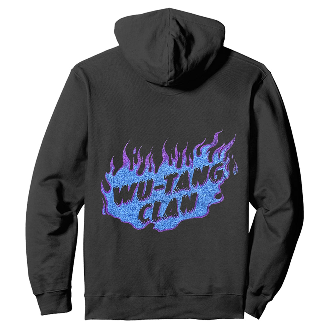 Wu-Tang Clan Flame Hooded Sweatshirt Back