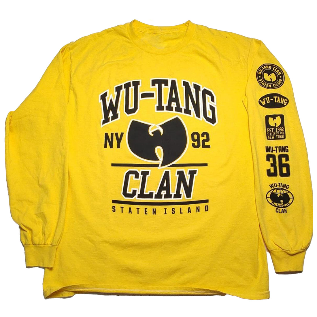 Wu-Tang Clan Yellow Longsleeve T-Shirt