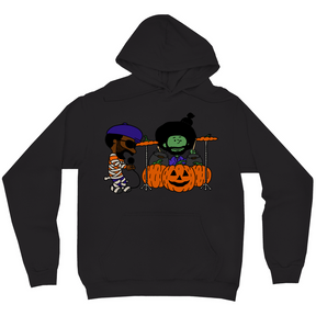 Black Thought and Questlove as Mummy and Frankenstein Halloween Hooded Sweatshirt