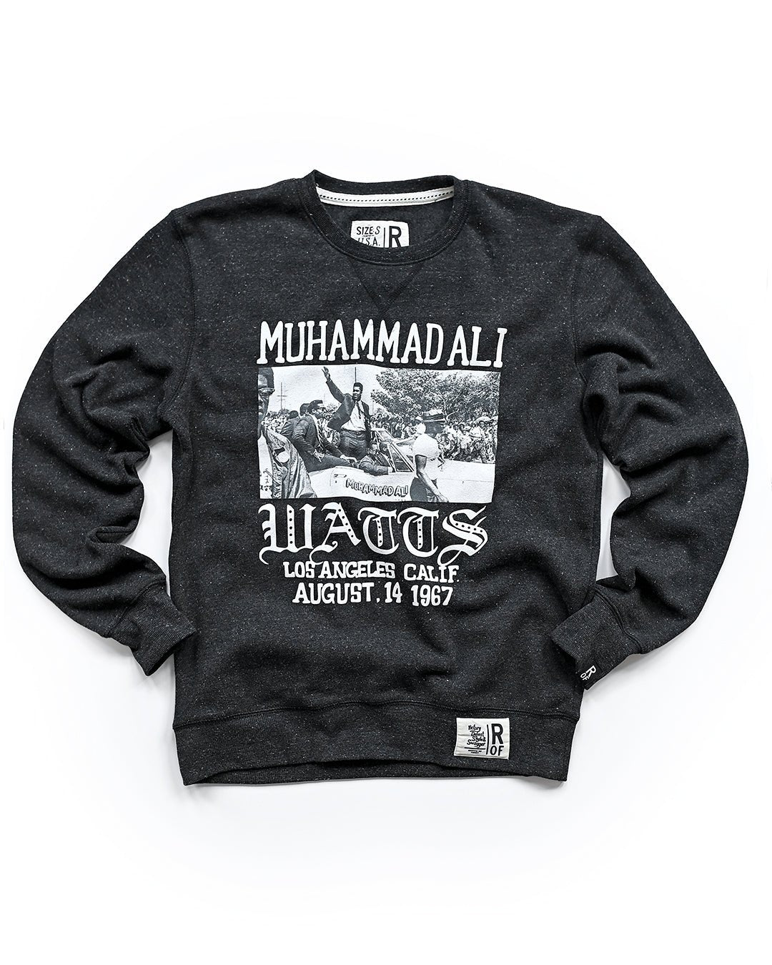 Ali 1967 Watts Photo Black Sweatshirt