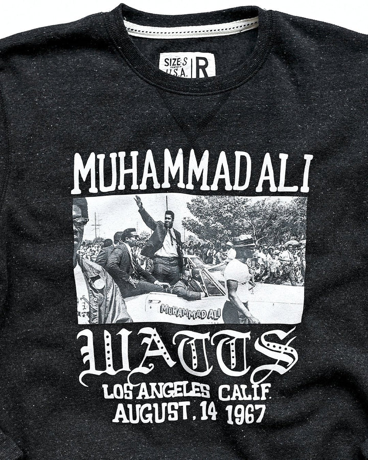 Ali 1967 Watts Photo Black Sweatshirt