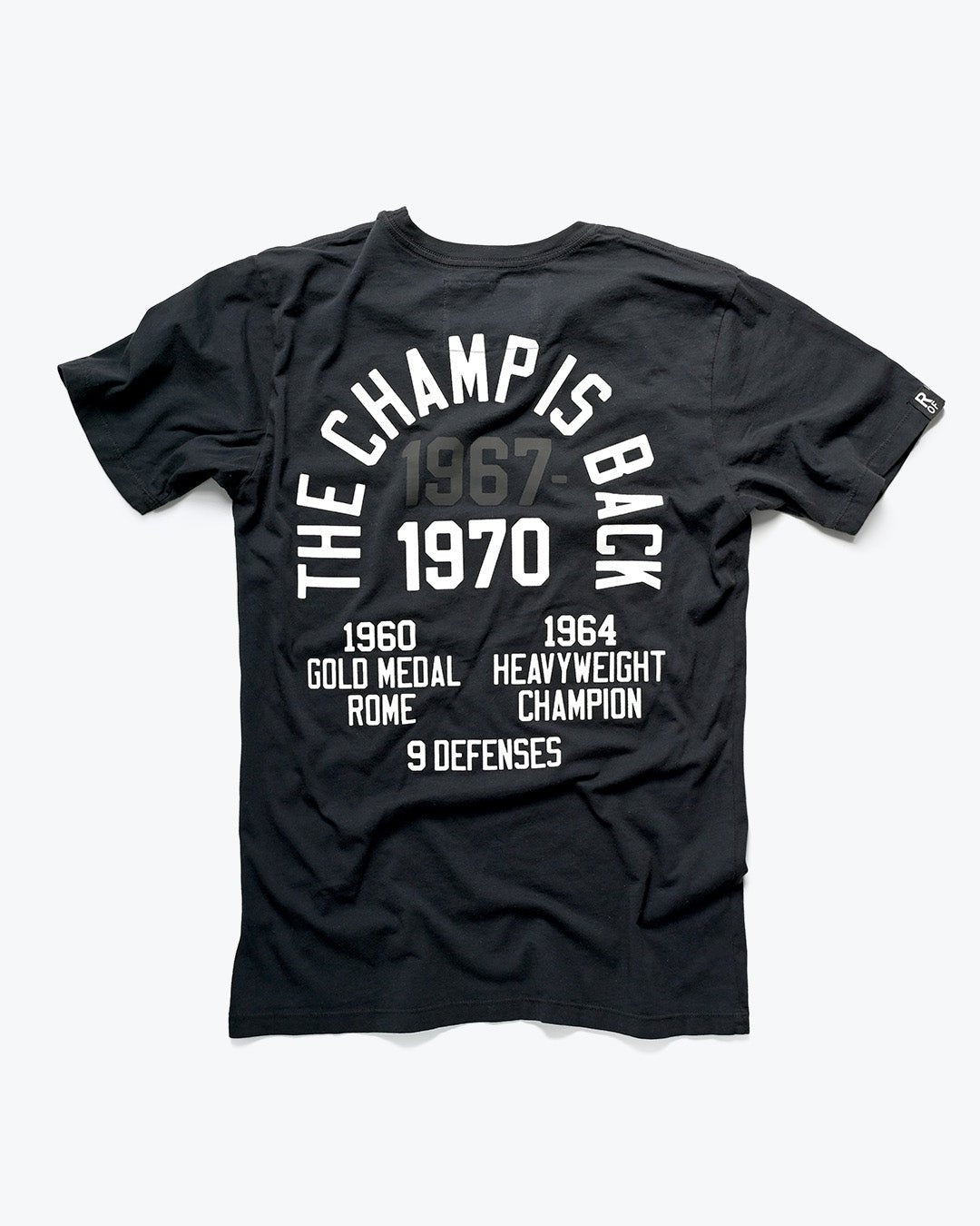 Ali Champ Is Back Black Tee