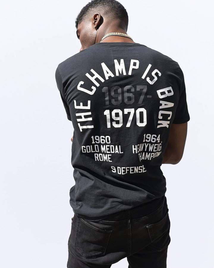 Ali Champ Is Back Black Tee