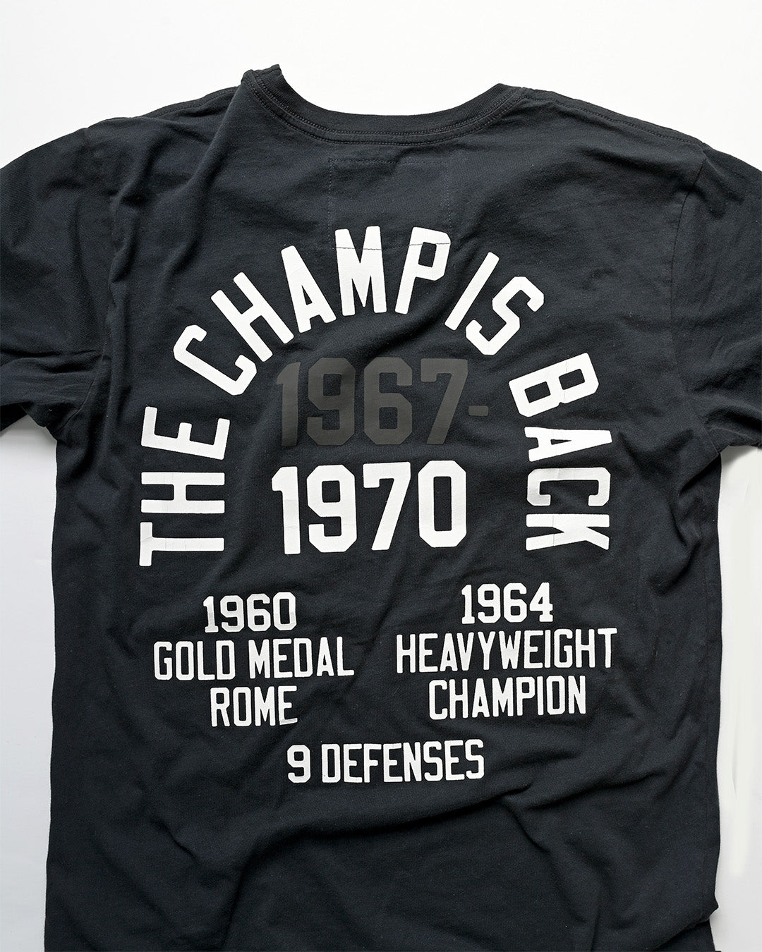 Ali Champ Is Back Black Tee