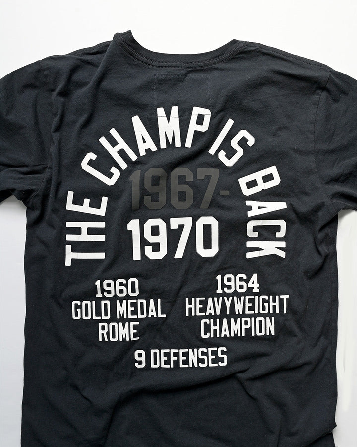 Ali Champ Is Back Black Tee