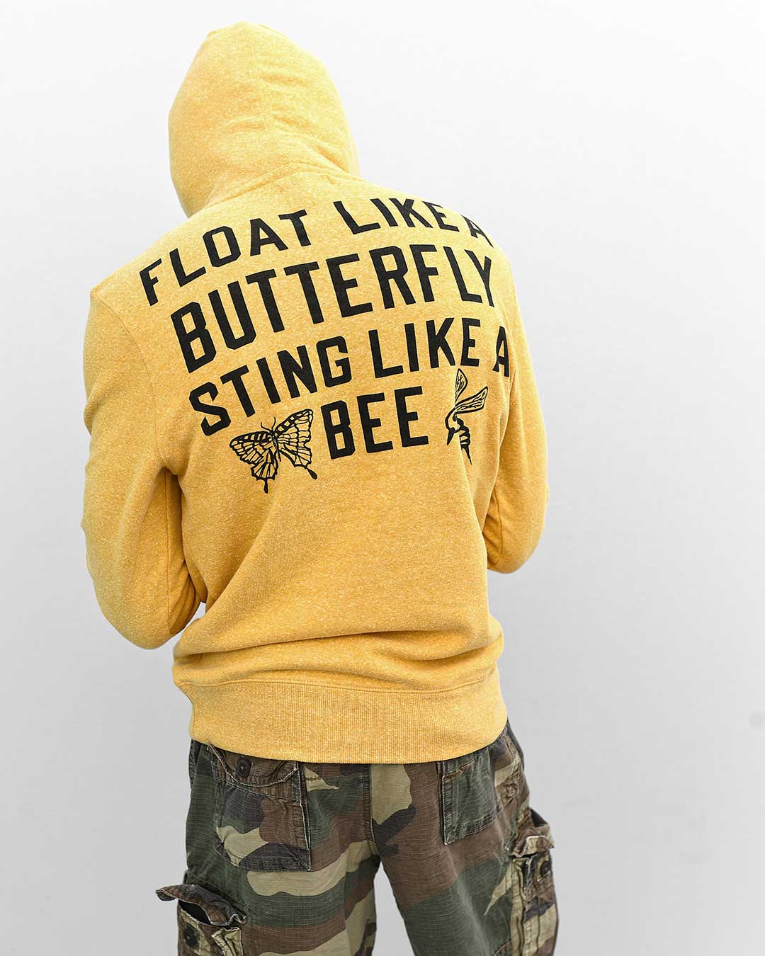 Ali Deer Lake Float Quote Yellow Hoody