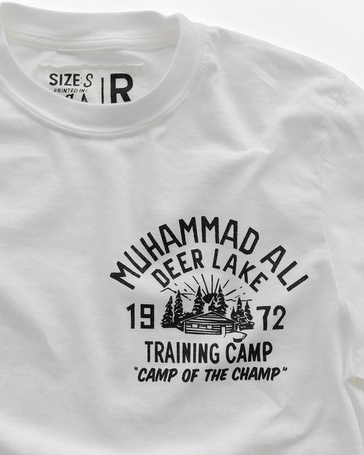 Ali Deer Lake White Long Sleeve Tee