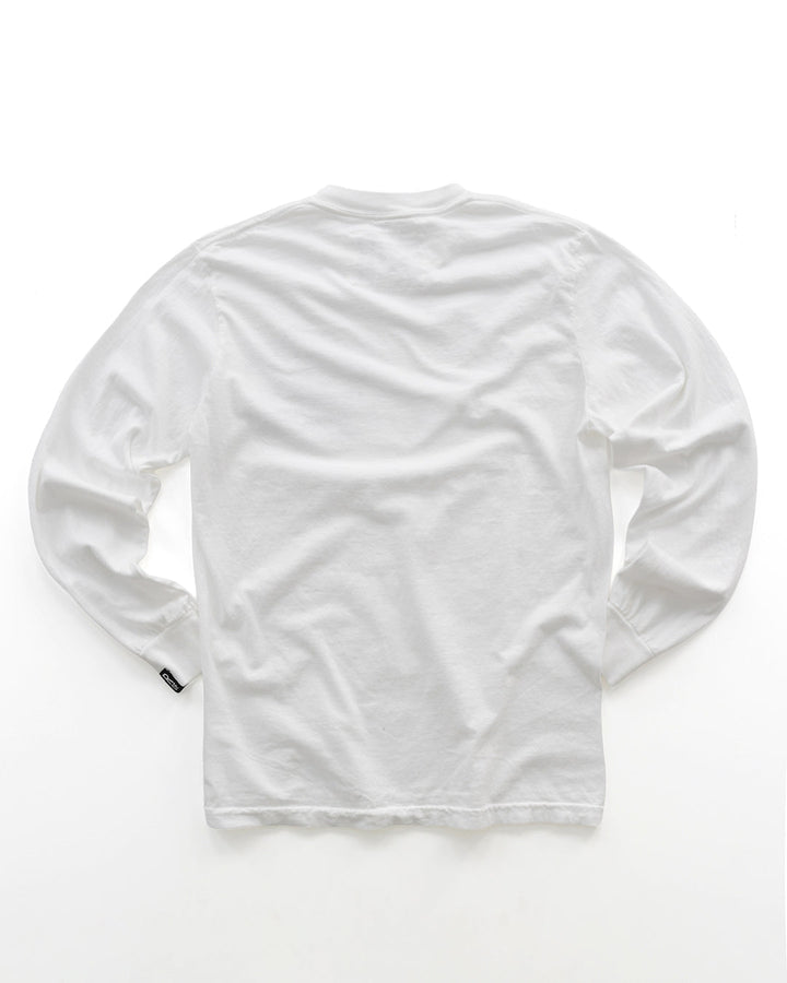 Ali Deer Lake White Long Sleeve Tee