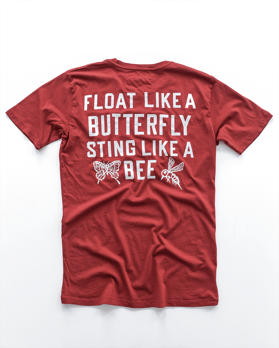 Ali Float Like A Butterfly Cardinal Tee