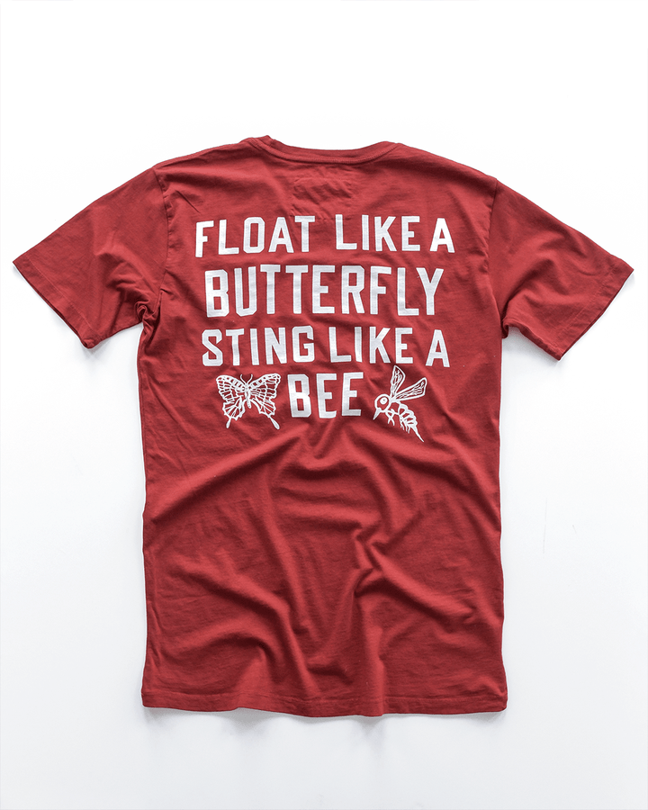 Ali Float Like A Butterfly Cardinal Tee