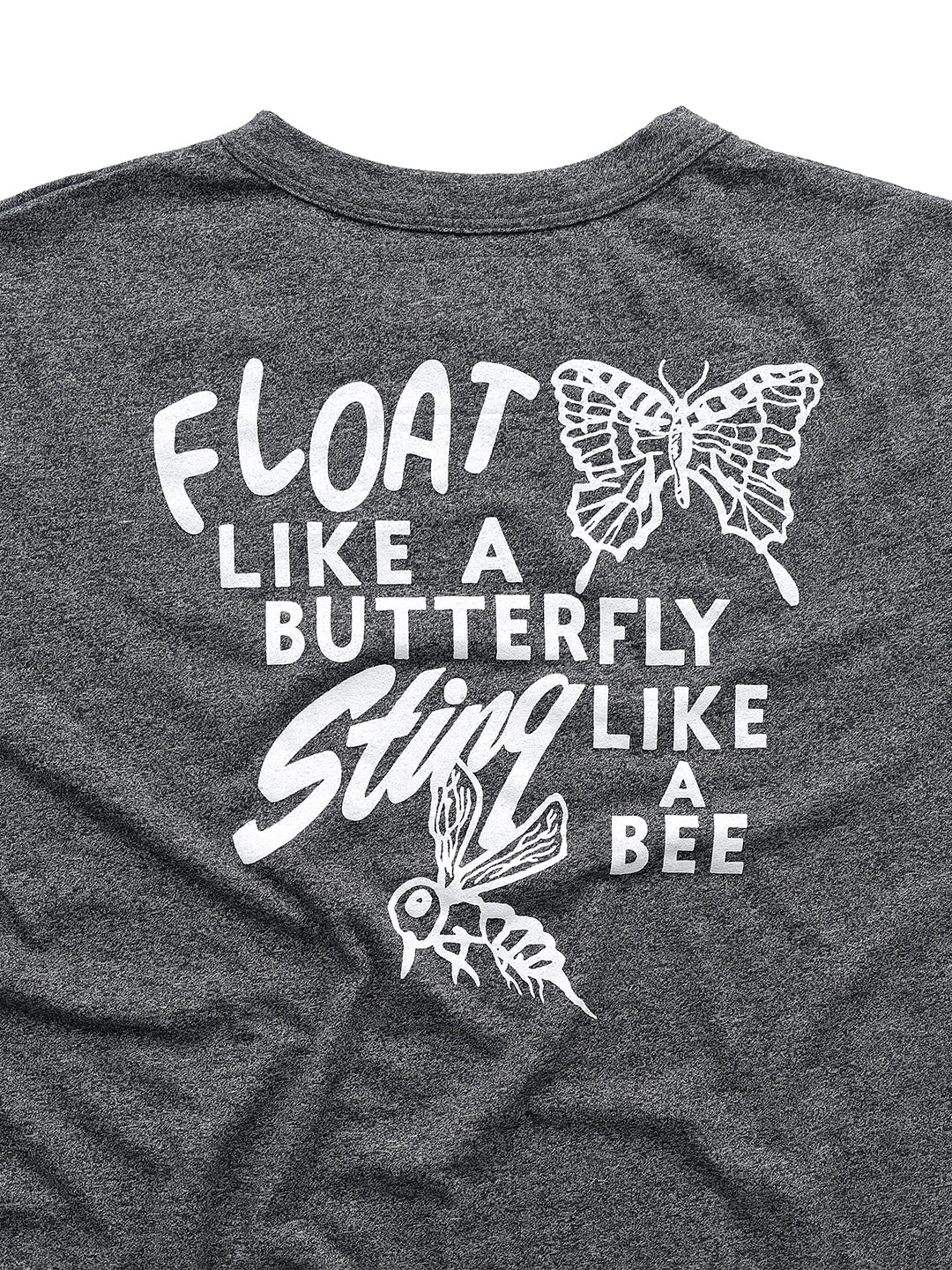 Ali Float Like A Butterfly Women's Black Tee