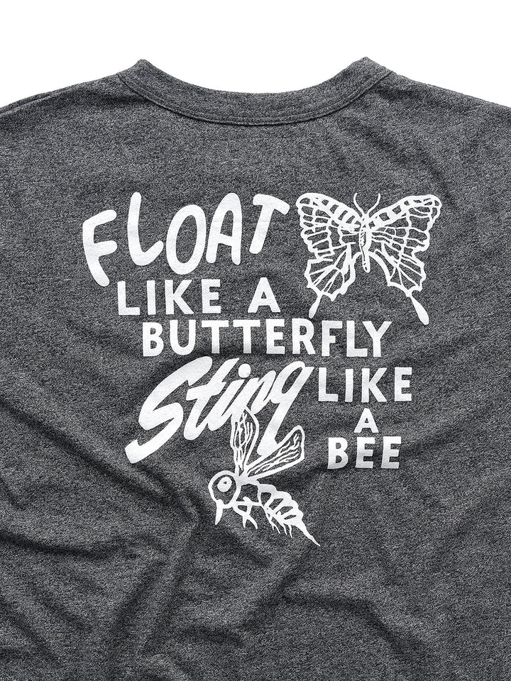 Ali Float Like A Butterfly Women's Black Tee