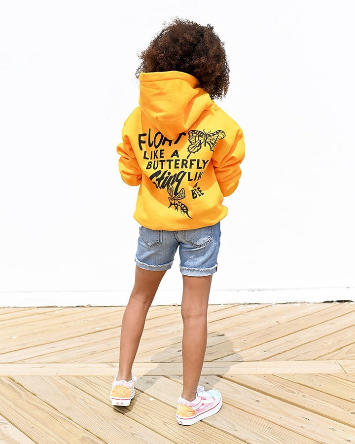 Ali Float Quote Yellow Kid's Hoody