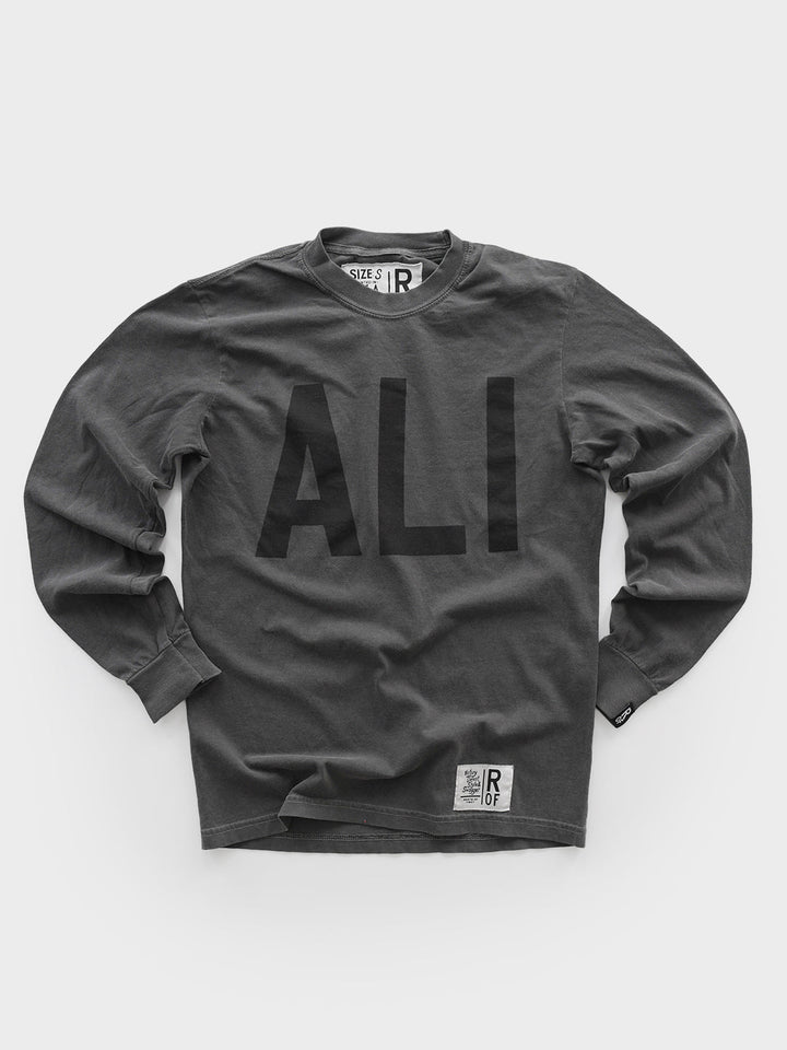 Ali Icon Charcoal Long Sleeve Tee